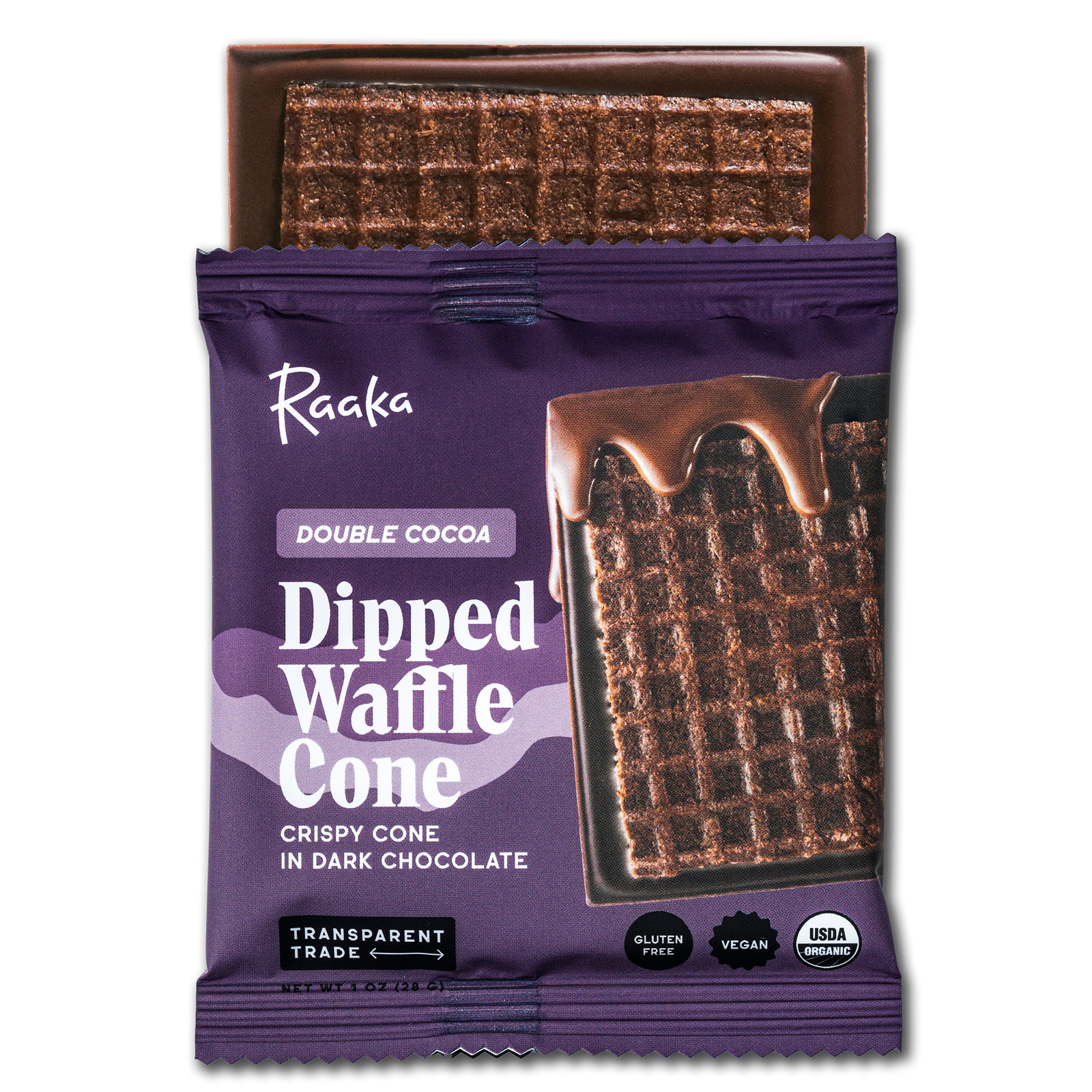 Double Cocoa Dipped Waffle Cone